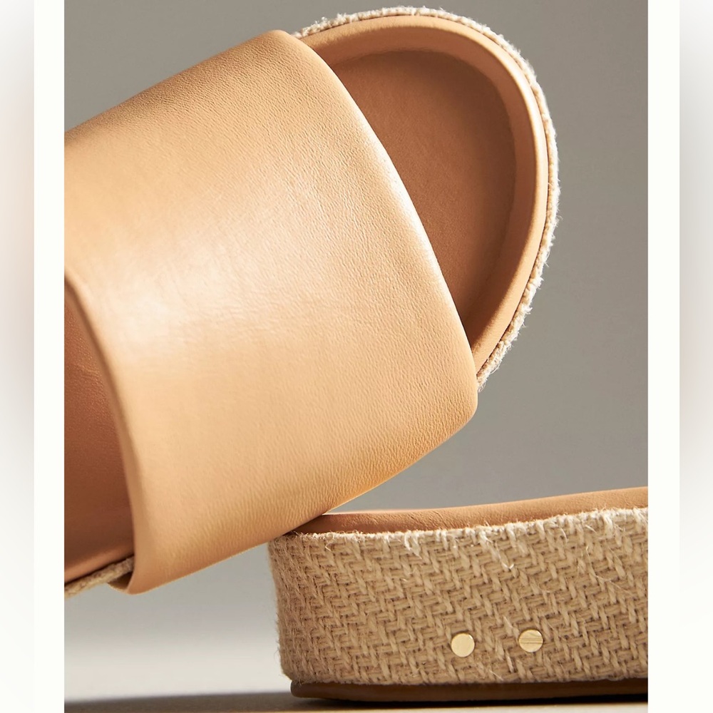Beek Pelican Jute Platform Sandals New! - Picture 3 of 13